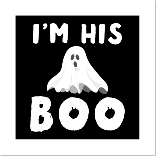 I'm His Boo Halloween Couples Gifts Posters and Art